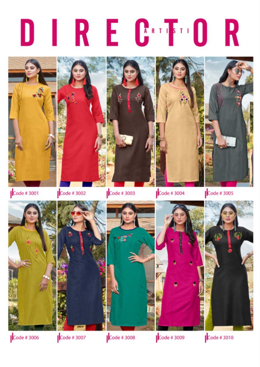Blend Vol-3 Cotton Embroidery Kurti Catalog Blend Vol-3 Cotton Embroidery Kurti Catalog